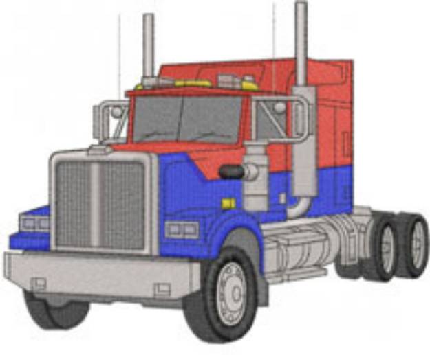 Picture of PETERBILT TRACTOR Machine Embroidery Design