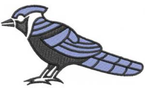 Picture of BLUE JAY NO.2 Machine Embroidery Design