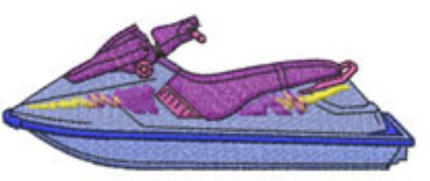 Picture of WAVE RUNNER NO. 1 Machine Embroidery Design