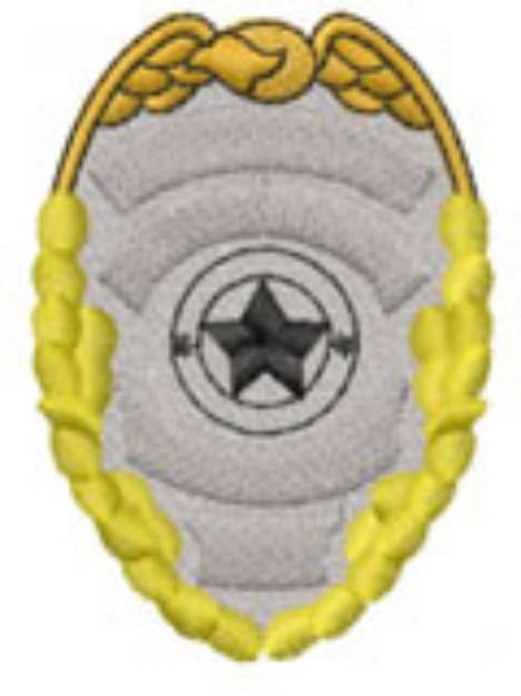 Picture of STAR BADGE Machine Embroidery Design