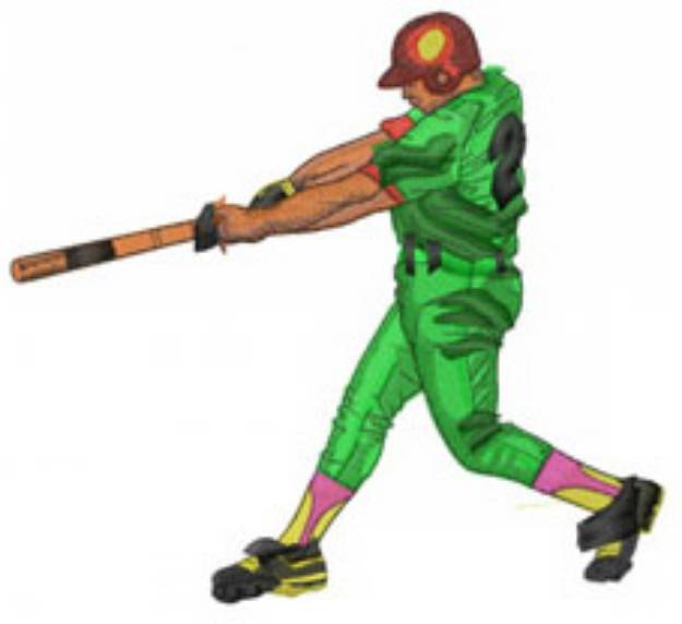 Picture of HITTER NO.2 Machine Embroidery Design