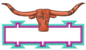 Picture of LONGHORN NO.1 Machine Embroidery Design