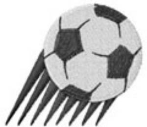 Picture of SOCCER BALL Machine Embroidery Design