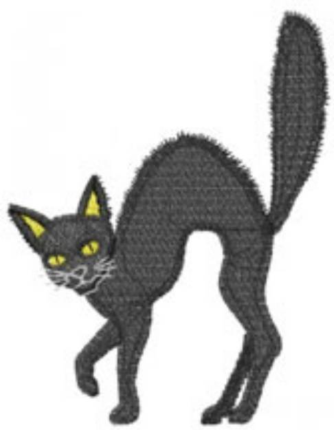 Picture of BLACK CAT Machine Embroidery Design