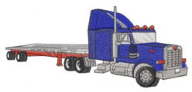 Picture of 18-WHEELER Machine Embroidery Design