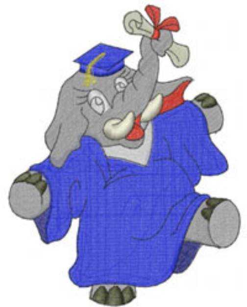 Picture of ELEPHANT Machine Embroidery Design