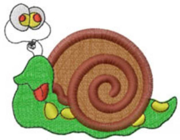 Picture of SNAIL EYES Machine Embroidery Design