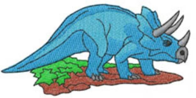 Picture of TRICERATOPS Machine Embroidery Design