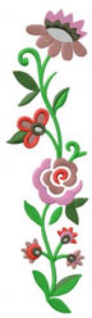 Picture of Fiesta Floral Machine Embroidery Design