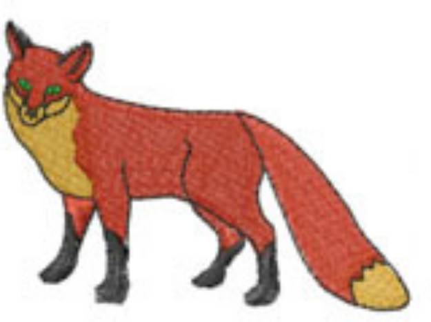Picture of Fox #2 Machine Embroidery Design