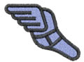 WINGED FOOT Machine Embroidery Design