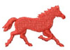 PRANCING HORSE Machine Embroidery Design