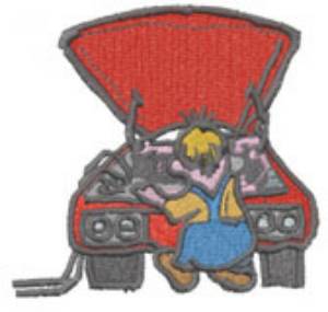 Picture of AUTOMOTIVE MECHANIC Machine Embroidery Design