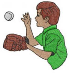 Picture of BASEBALL CATCH Machine Embroidery Design