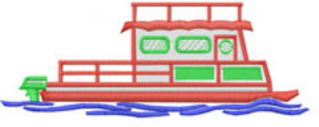 Picture of HOUSEBOAT Machine Embroidery Design