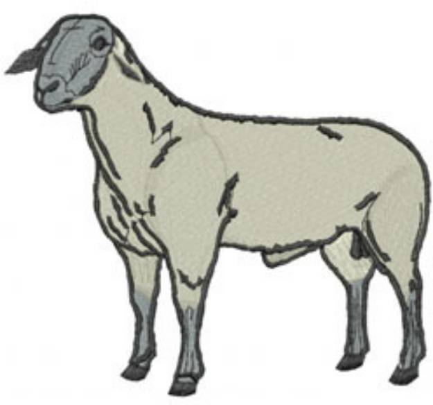 Picture of SHEEP Machine Embroidery Design