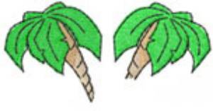 Picture of PALM TREETOPS Machine Embroidery Design