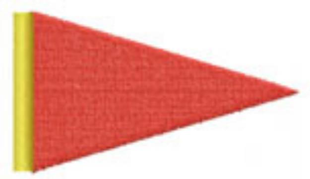 Picture of SIGNAL FLAG 4TH REPEATER Machine Embroidery Design