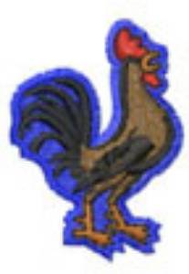 Picture of ROOSTER Machine Embroidery Design