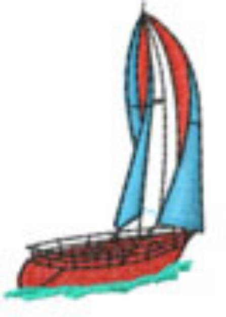 Picture of YACHT Machine Embroidery Design