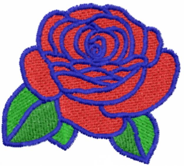 Picture of Full Rose Machine Embroidery Design