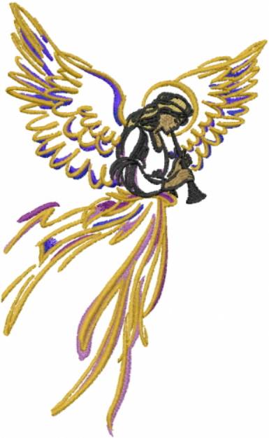 Picture of Angel Small Machine Embroidery Design