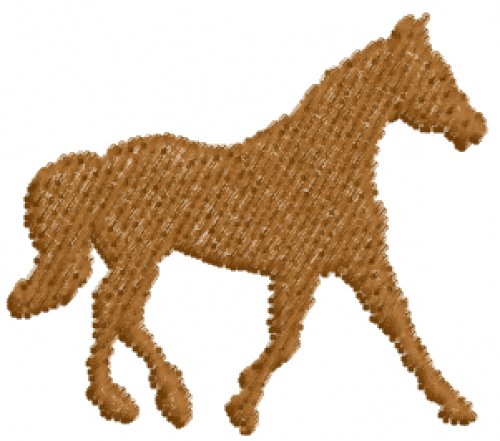 Walking horse Machine Embroidery Design
