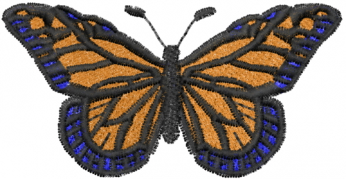 Monarch 2 Machine Embroidery Design