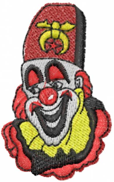Picture of Shriner Clown 2 Machine Embroidery Design