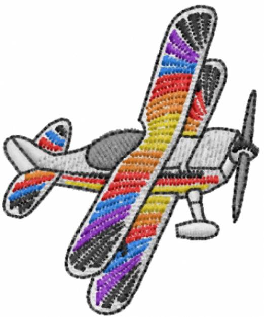 Picture of Stunt Plane 1 Machine Embroidery Design
