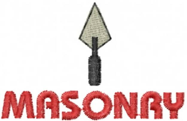 Picture of Masonry 1 Machine Embroidery Design