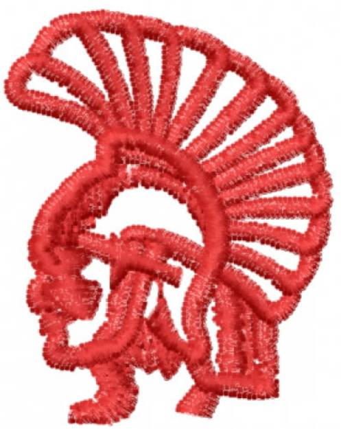 Picture of Spartan Trojan Machine Embroidery Design