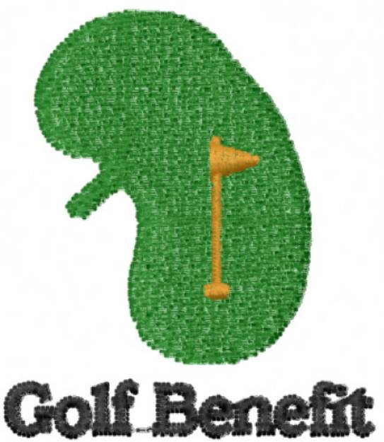 Picture of Golf Benefit 1 Machine Embroidery Design