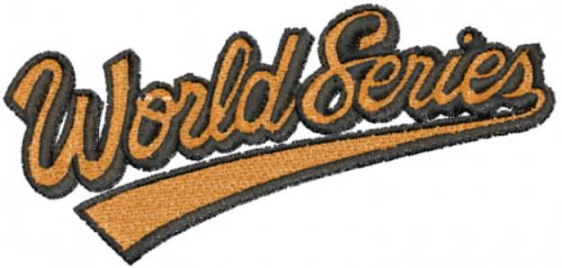 Picture of World Series Machine Embroidery Design