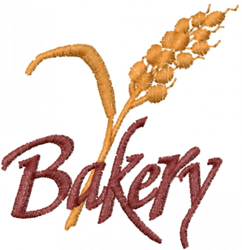 Bakery Machine Embroidery Design