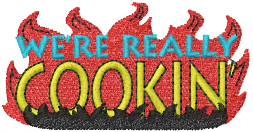 Cook Cooking Machine Embroidery Design
