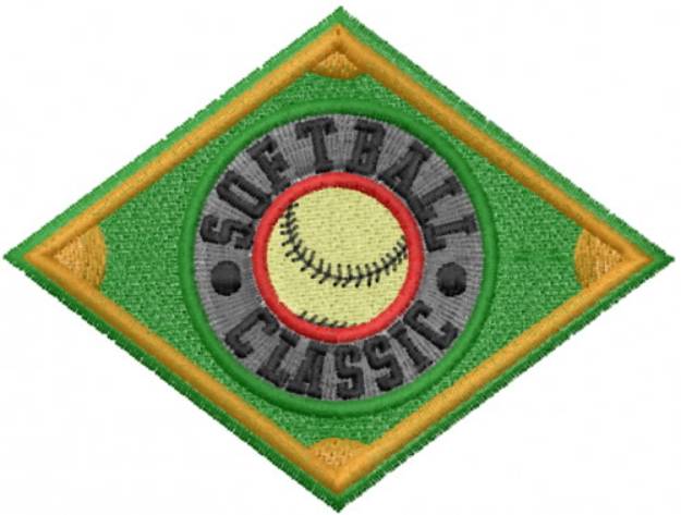 Picture of Softball Classic Machine Embroidery Design