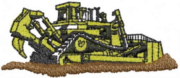 Picture of Commercial Bulldozer Machine Embroidery Design