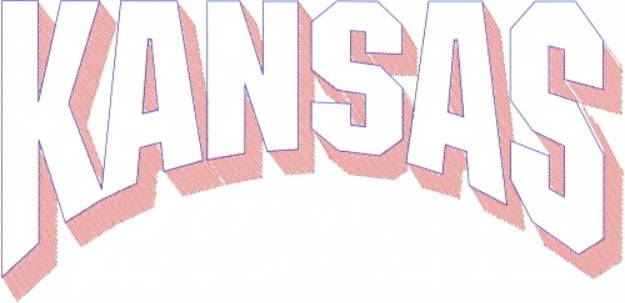 Picture of Kansas giant Sweat Machine Embroidery Design