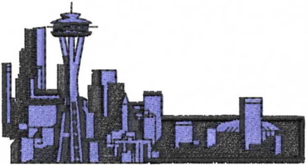 Picture of Seattle Machine Embroidery Design