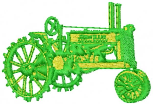 Picture of Old John Deere Machine Embroidery Design