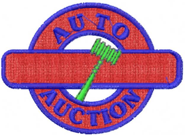 Picture of Auto Auction Emblem Machine Embroidery Design