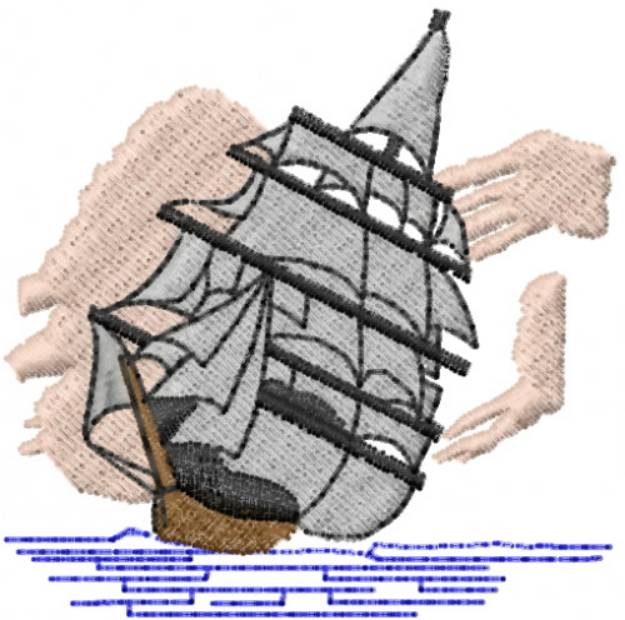 Picture of Cutty Sark Machine Embroidery Design
