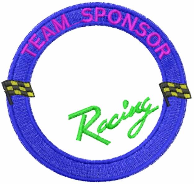 Picture of Racing Sponsor Machine Embroidery Design