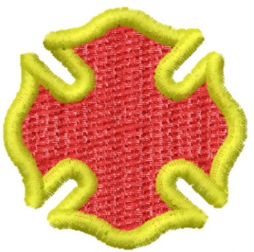 Fire Shield Machine Embroidery Design