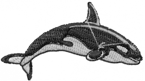Orca Machine Embroidery Design