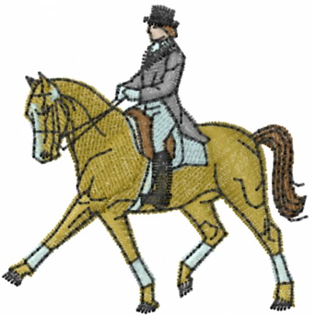 Picture of English Riding Machine Embroidery Design