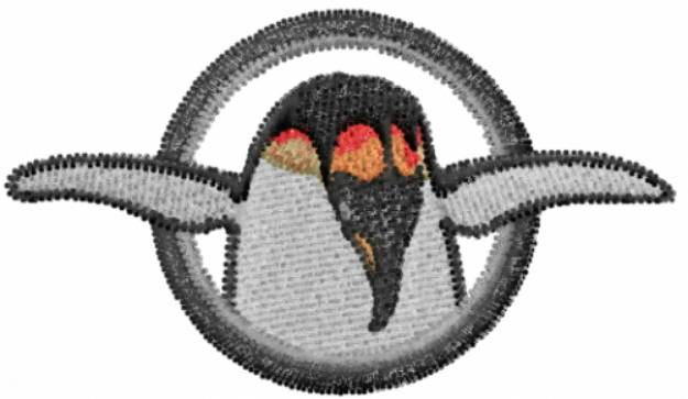 Picture of Penguin Patch Machine Embroidery Design