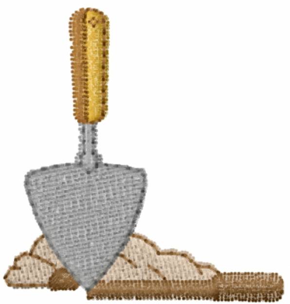 Picture of Trowel & Mortar Machine Embroidery Design