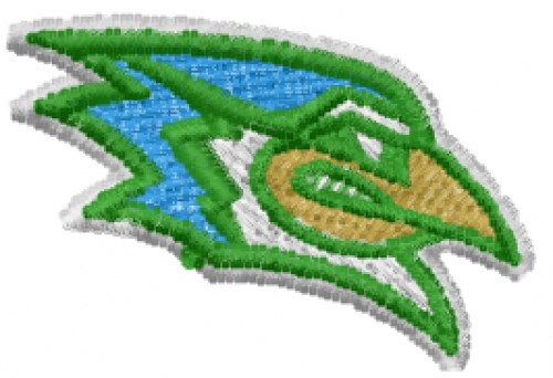 Bird Logo Machine Embroidery Design